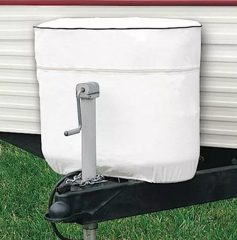 Classic Accessories RV LP Tank Cover - Dual 30 lbs - White• 79730