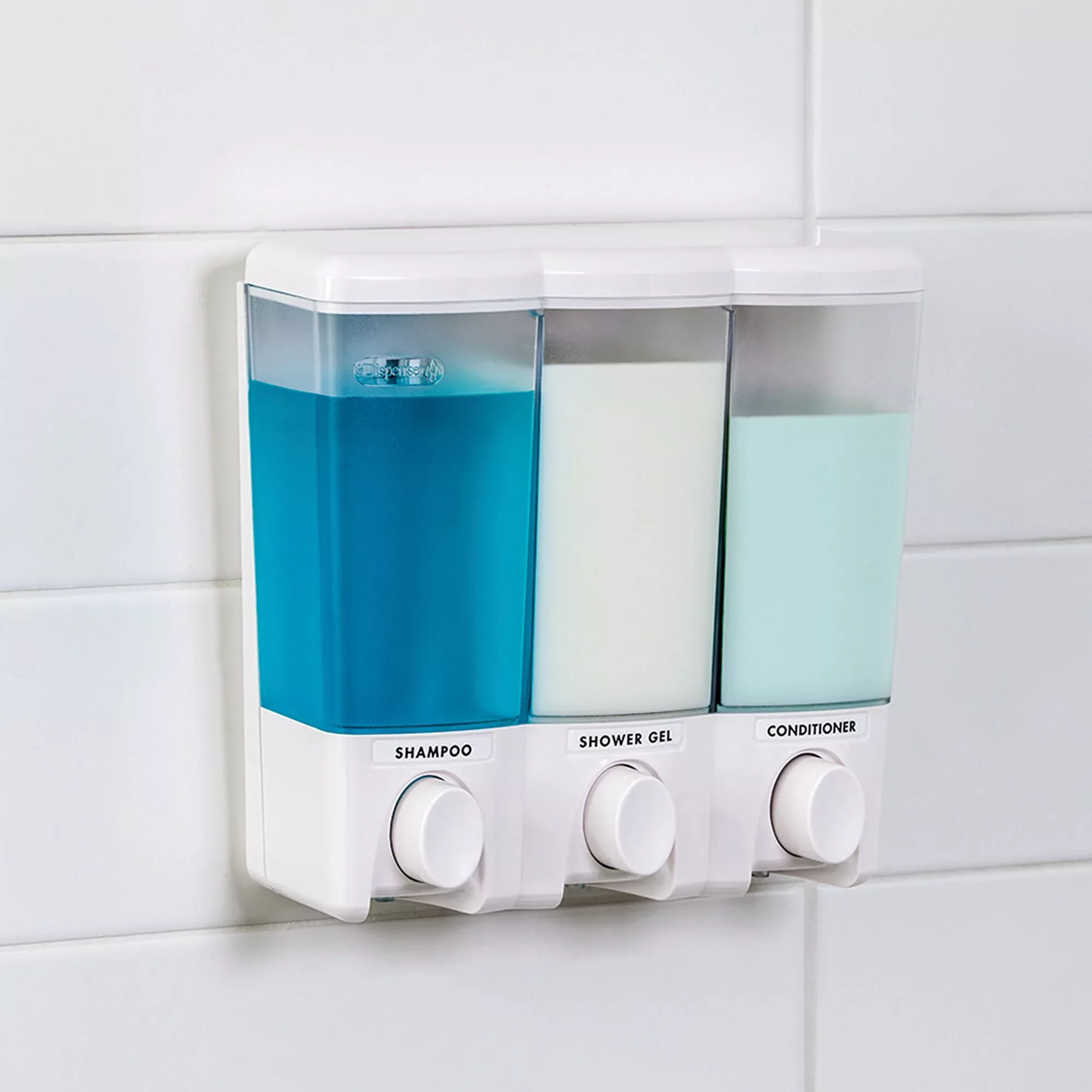 Clear Choice 3-Chamber Shower Dispenser