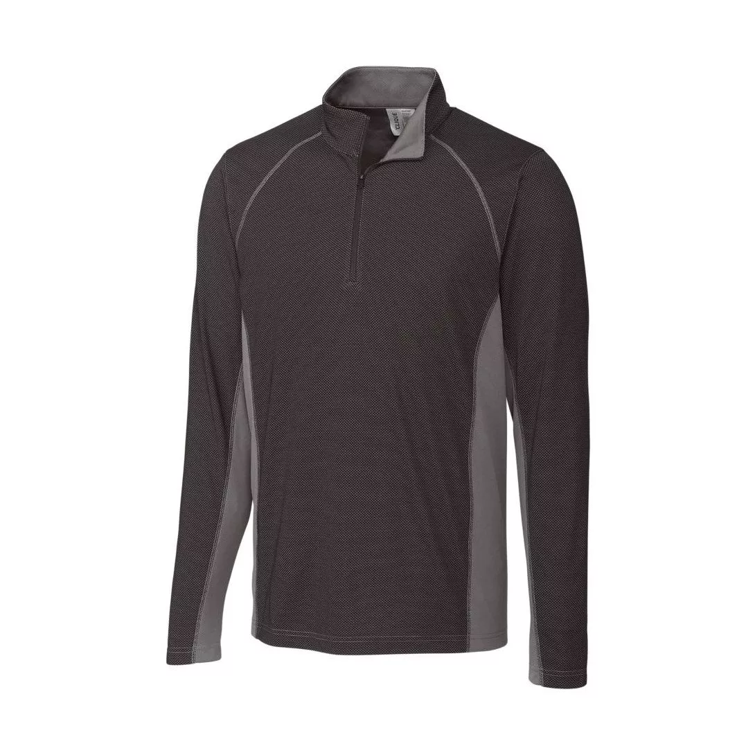 Clique Men's Ice Pique Colorblock Tech Half Zip