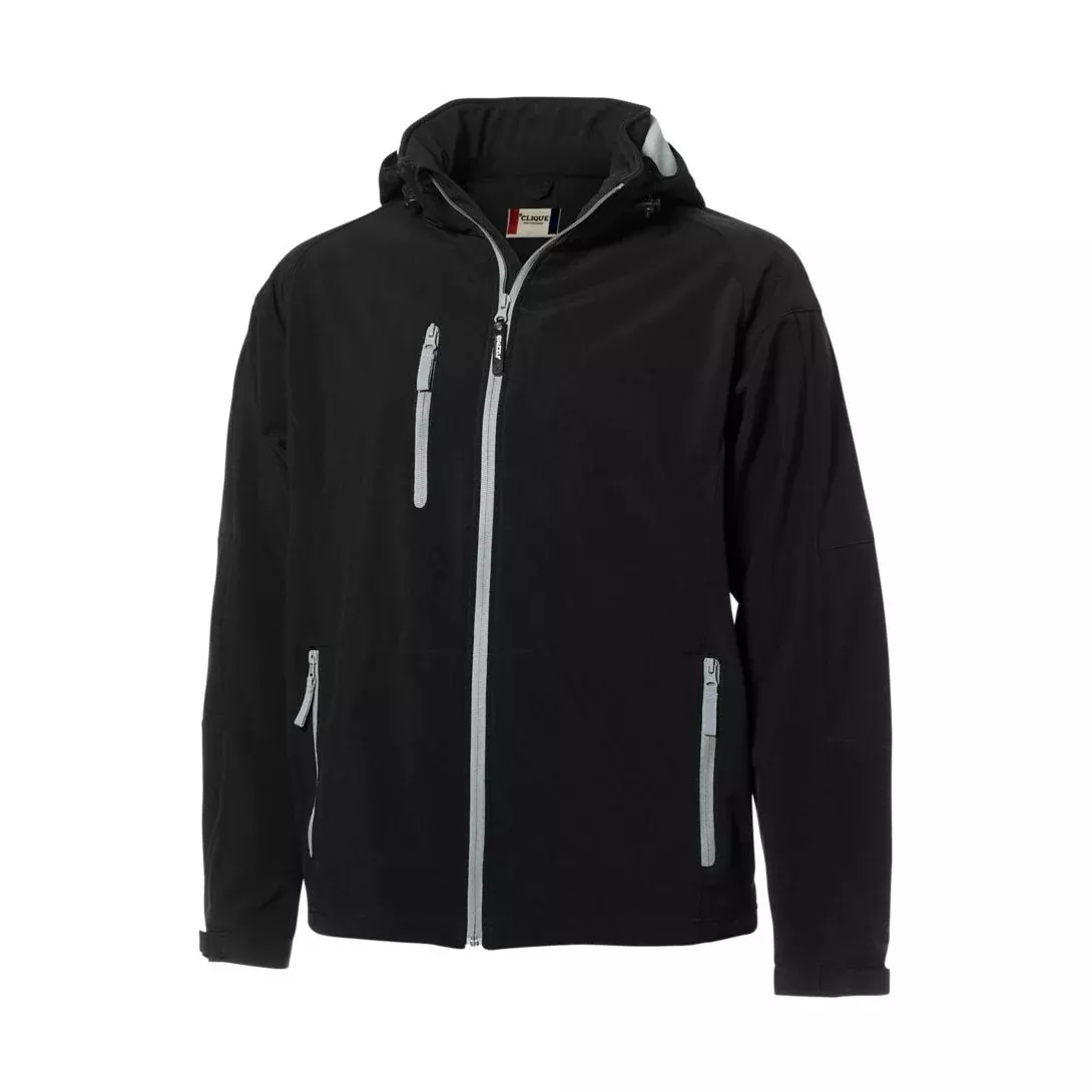 Clique Men’s Serac Stretch Softshell Full Zip Jacket