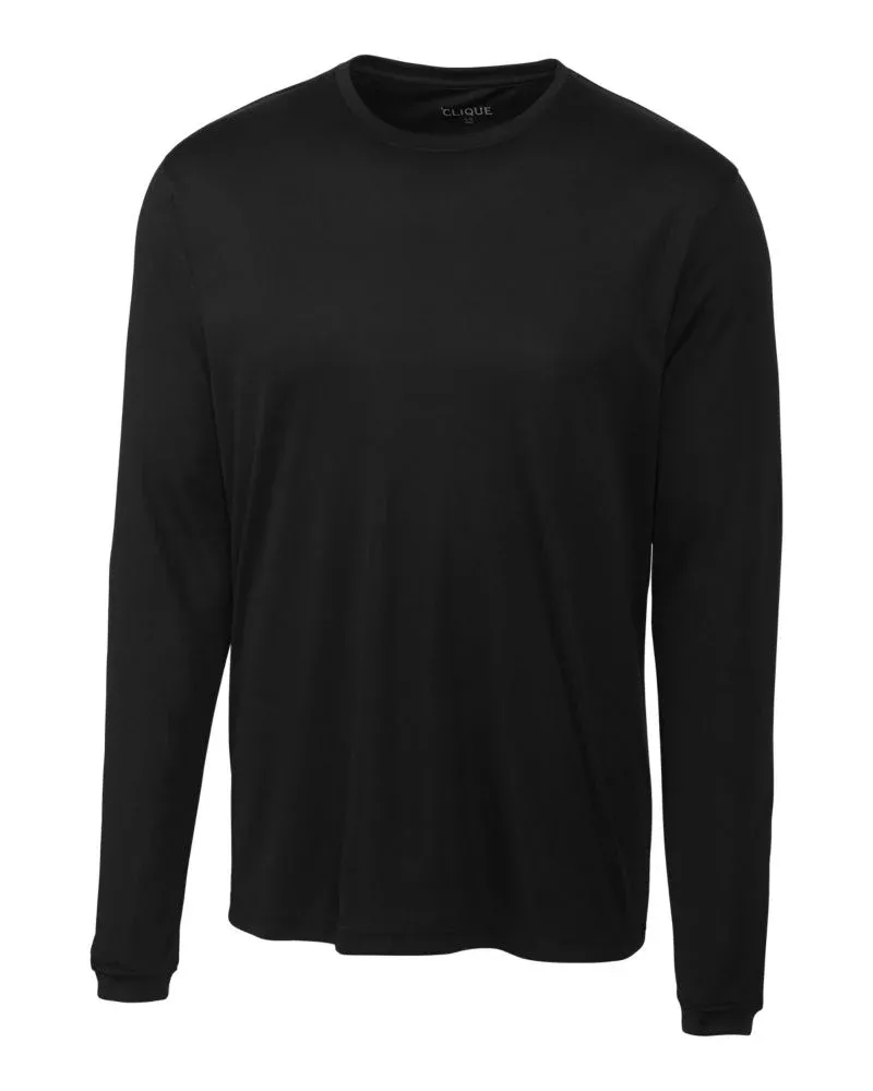 Clique Men's Spin Solution-dyed Performance Jersey Long Sleeve Tee
