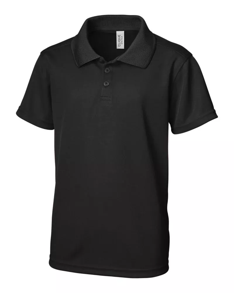 Clique Youth Spin Solution-dyed Performance Pique Polo