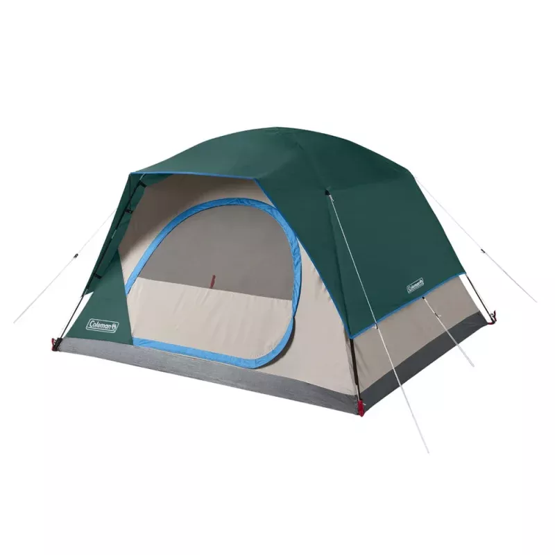 Coleman Skydome 4-Person Camping Tent – Evergreen