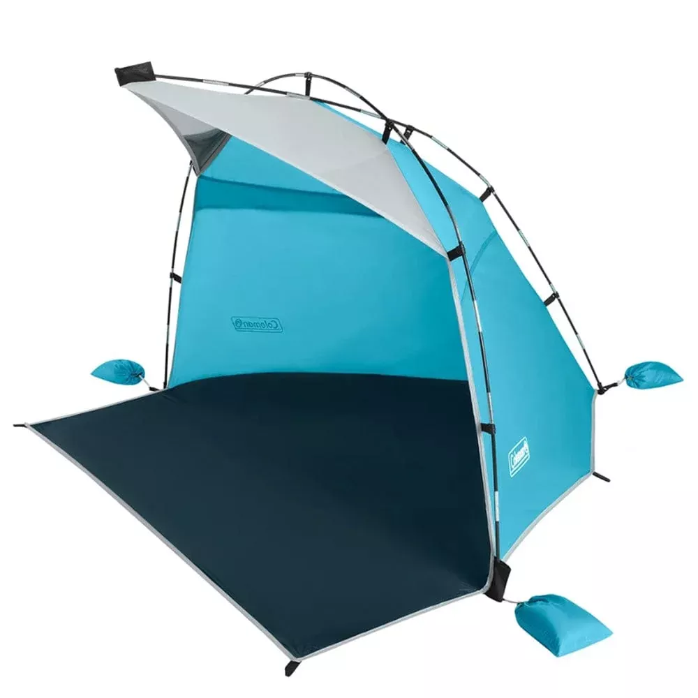 Coleman Skyshade Small Compact Beach Shade – Caribbean Sea