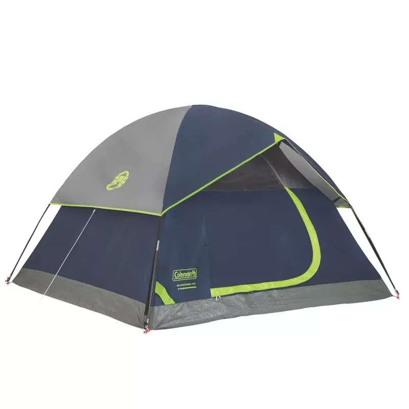 Coleman Sundome 4-Person Camping Tent – Navy BlueGrey