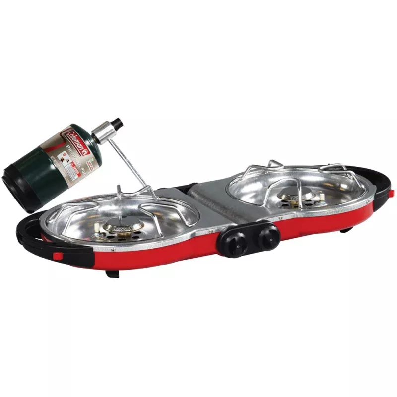 ColemanPerfectFlow InstaStart Fold N Go Stove – 2-Burner