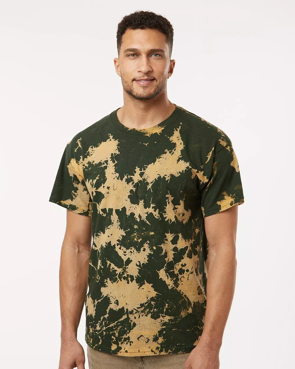Colortone Men's Bleach Out Dyed T-Shirt