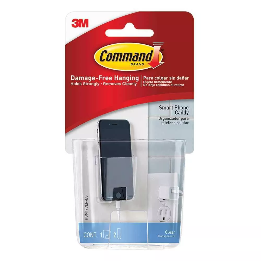 Command Clear Smart Phone Caddy