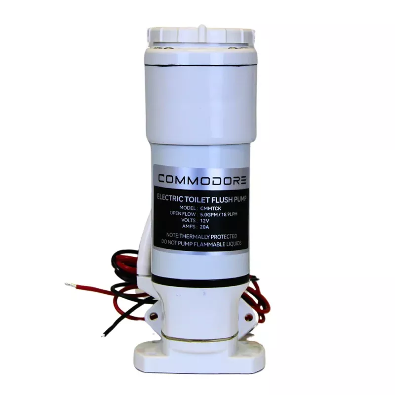 Commodore 12V Manual-to-Electric Toilet Conversion Kit