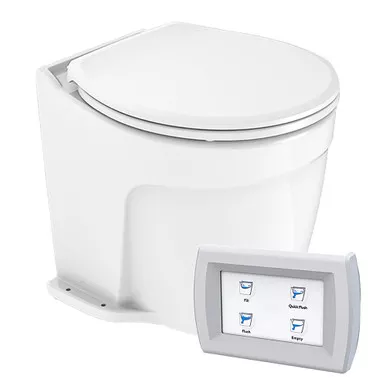 Commodore Deluxe Flush Raw Water Pump Electric Toilet