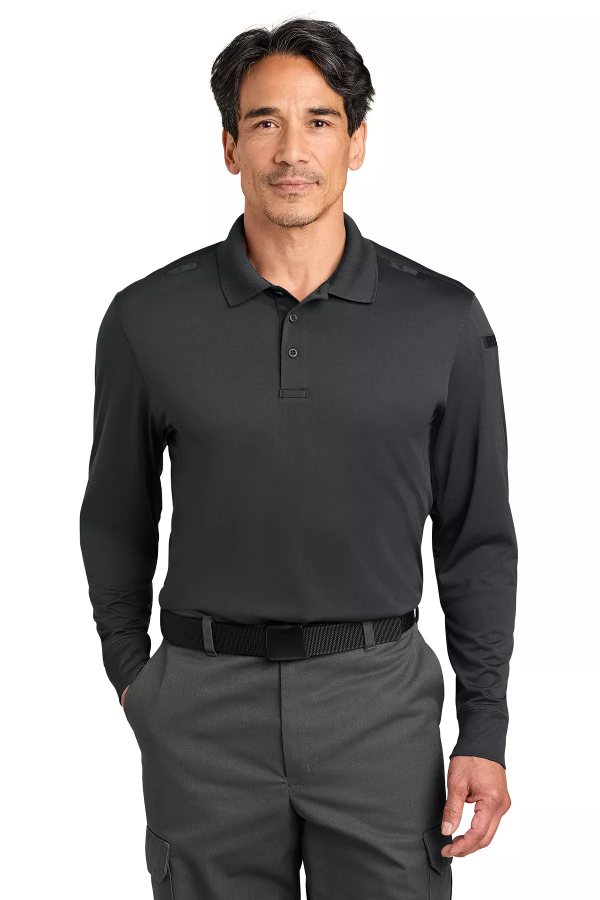 CornerStone Men's Workwear Pro Tactical Long Sleeve Polo CS452LS