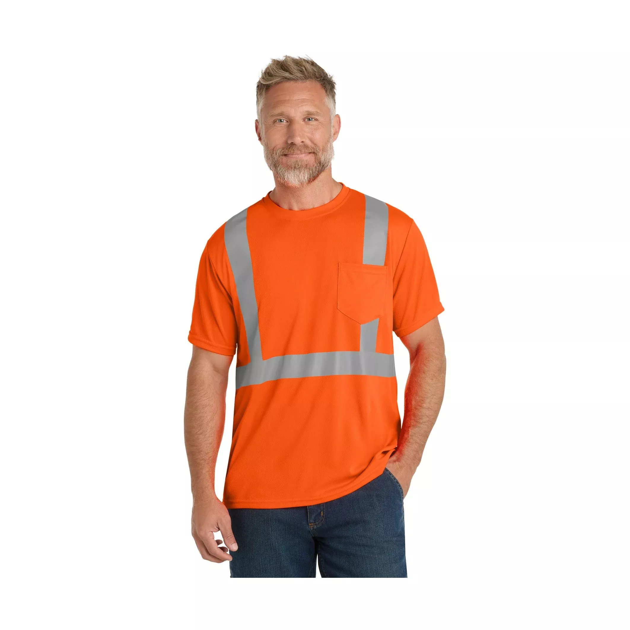 CornerStone Men'sANSI 107 Class 2 Mesh Tee