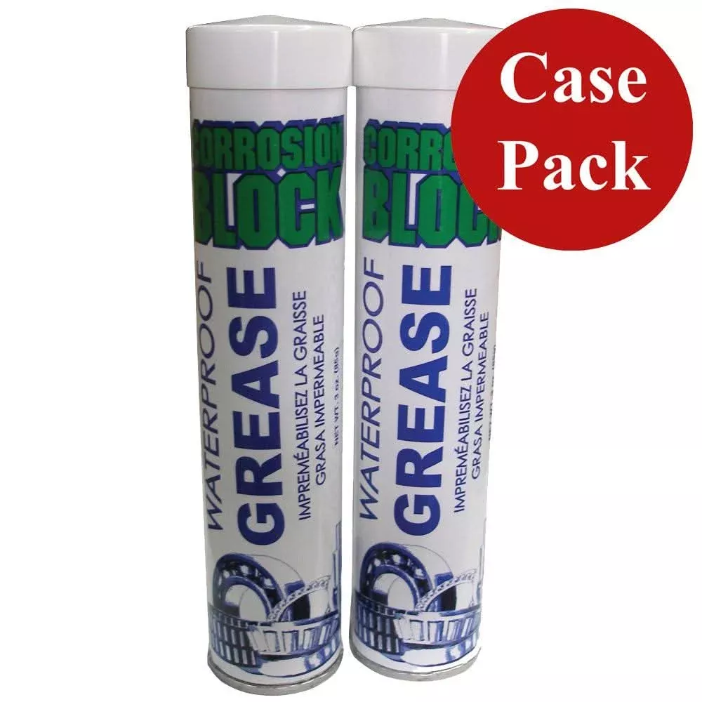 Corrosion Block High Performance Waterproof Grease – (2)2oz Tube – Non-Hazmat, Non-FlammableNon-Toxic *Case of 6*