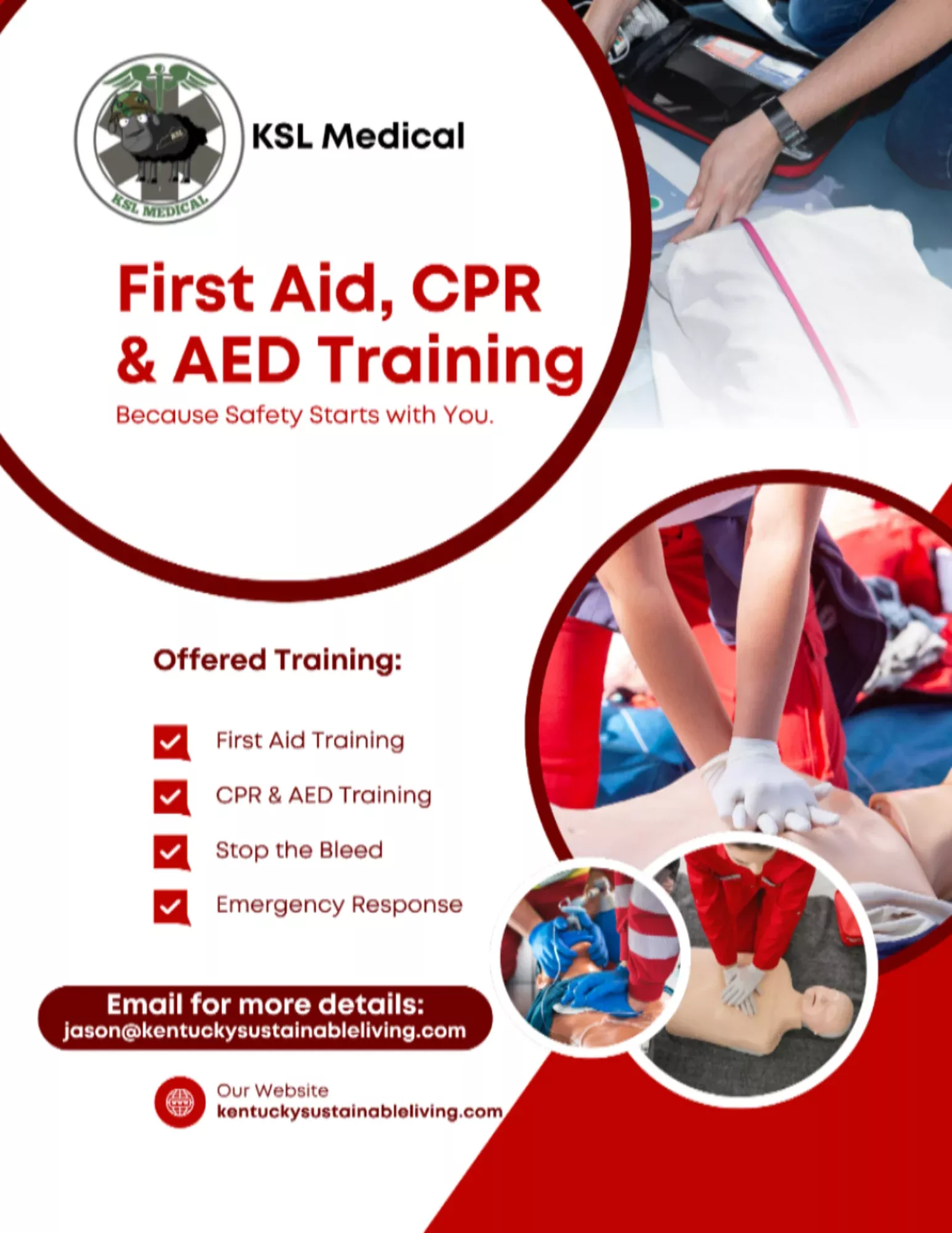 CPR, AED & First Aid Certification Class