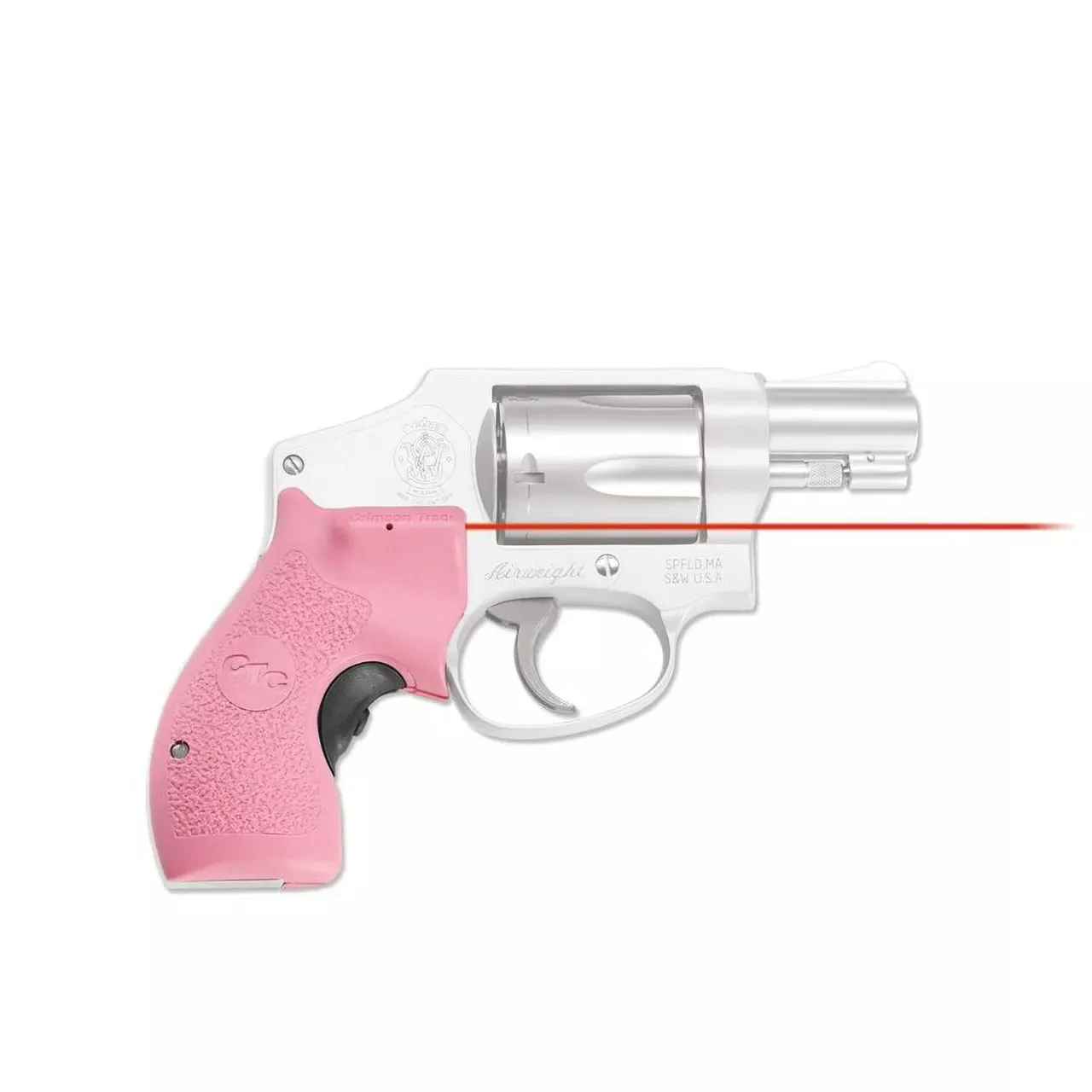 Crimson Trace LG-105 Lasergrips for S&W J-Frame Round Butt Pink