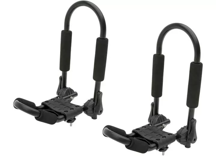 Curt Adjustable Aluminum Roof Rack Kayak Holders• 18320