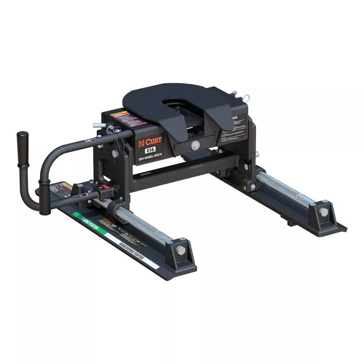 Curt E16 5th Wheel Hitch with R16 Sliding Base, 16K