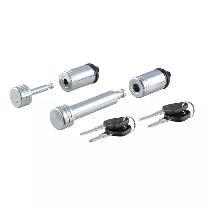 CURT Hitch & Coupler Lock Set, 2" Receiver / 7/8" Latch