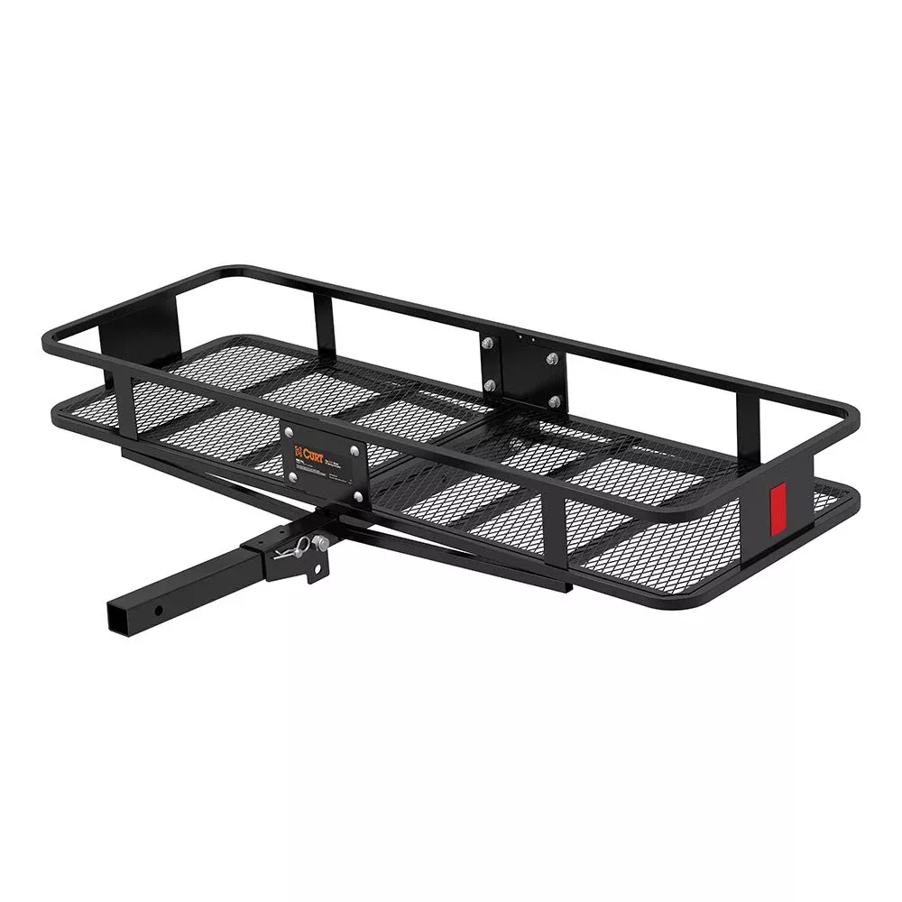 CURT Hitch-Mounted 60" x 20" Basket Cargo Carrier