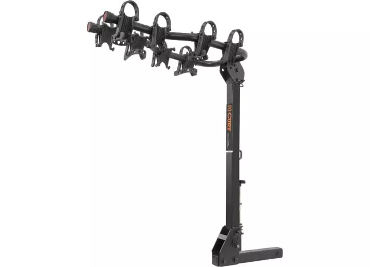 Curt Premium Hitch-Mounted Bike Rack (4 Bikes, 2″ Shank)• 18064
