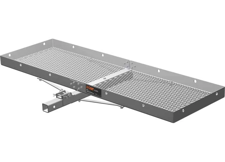 Curt Tray-Style Cargo Carrier With Folding Shank• 18100