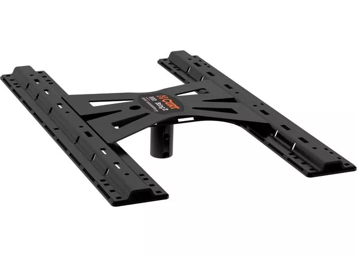 Curt X5 Gooseneck-to-5th-Wheel Adapter Plate - Round Shank (For Double Lock)• 16210