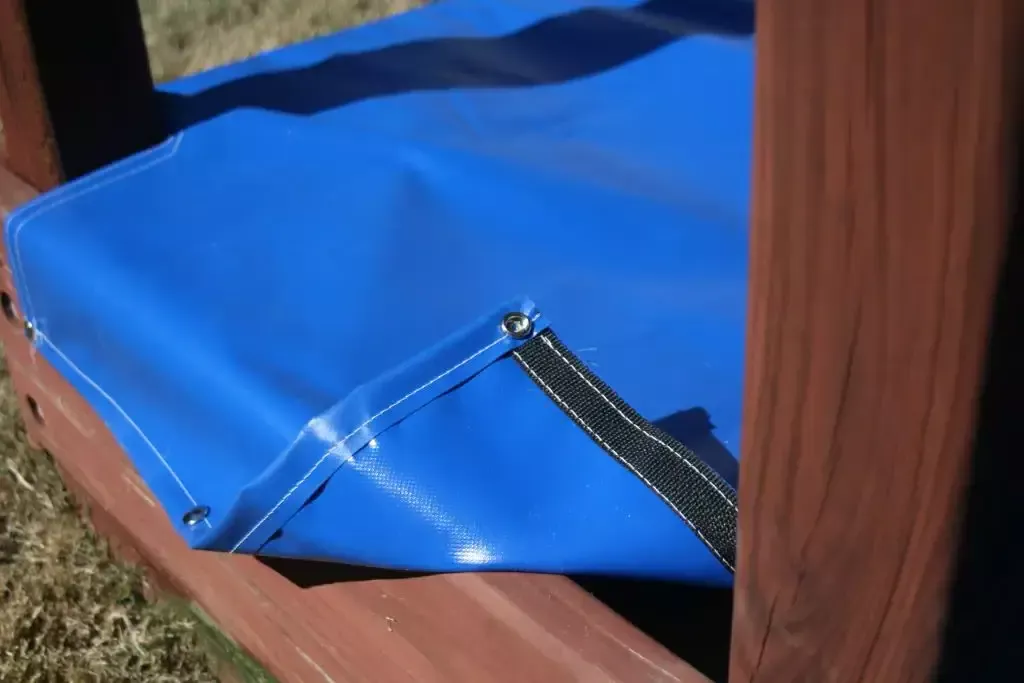 Custom Sandbox Covers - 18oz Poured Rubber PVC Solid Vinyl