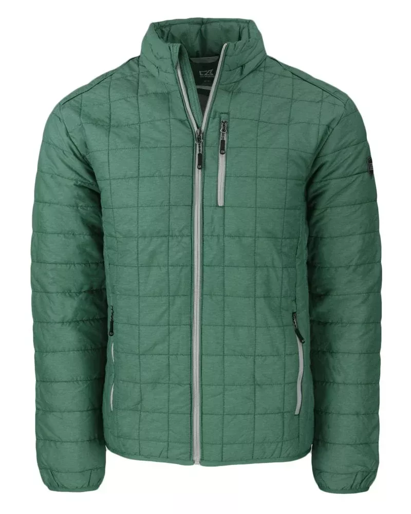 Cutter & Buck Men’s Rainier Recycled Insulated Puffer Full Zip Jacket