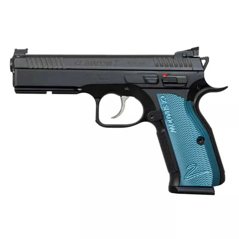 CZ-USA Shadow 2 Black & Blue Pistol 9mm 4.9"