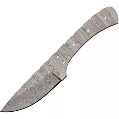 Damascus Drop Point Knife Blade Blank