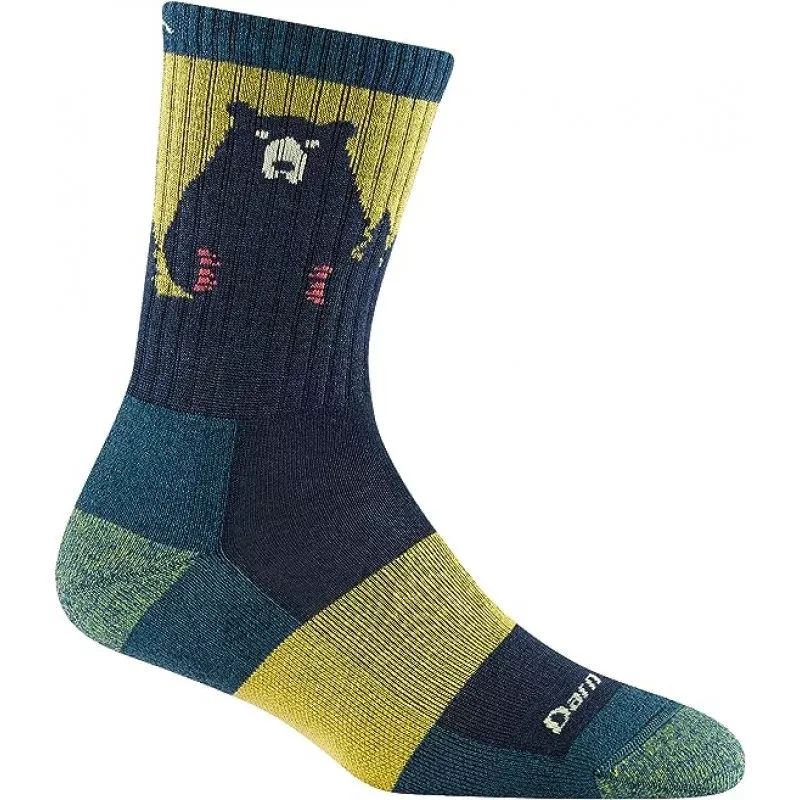 DARN TOUGH SOCKS Women's Bear Town Micro Crew Lightweight Hiking Sock