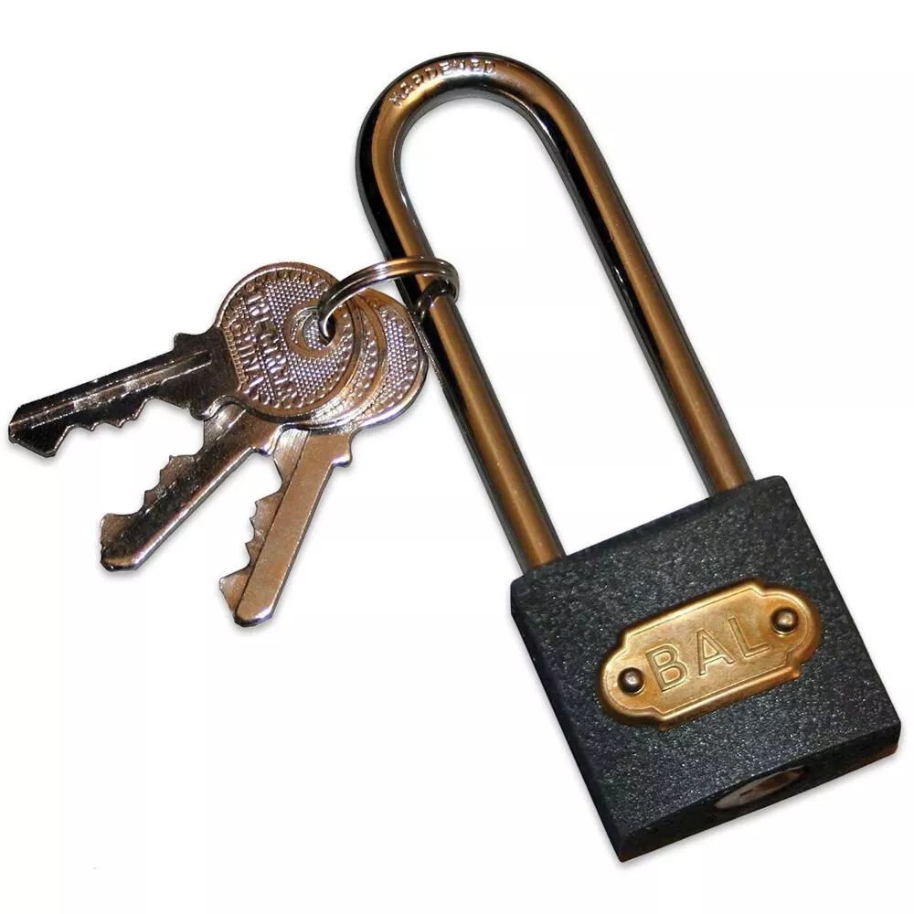 Deluxe Tire Locking Chock Pad Lock