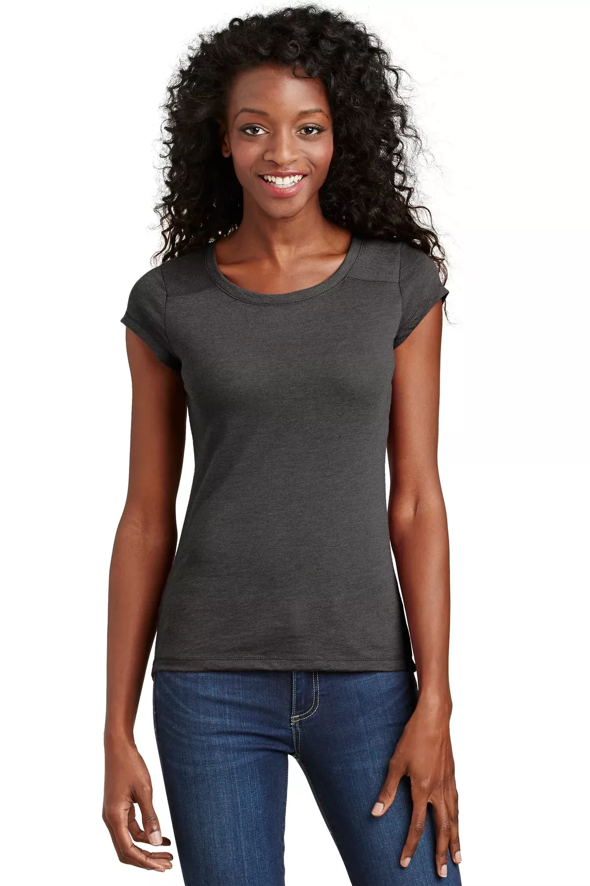 District – Juniors Gravel 50/50 Crew Tee