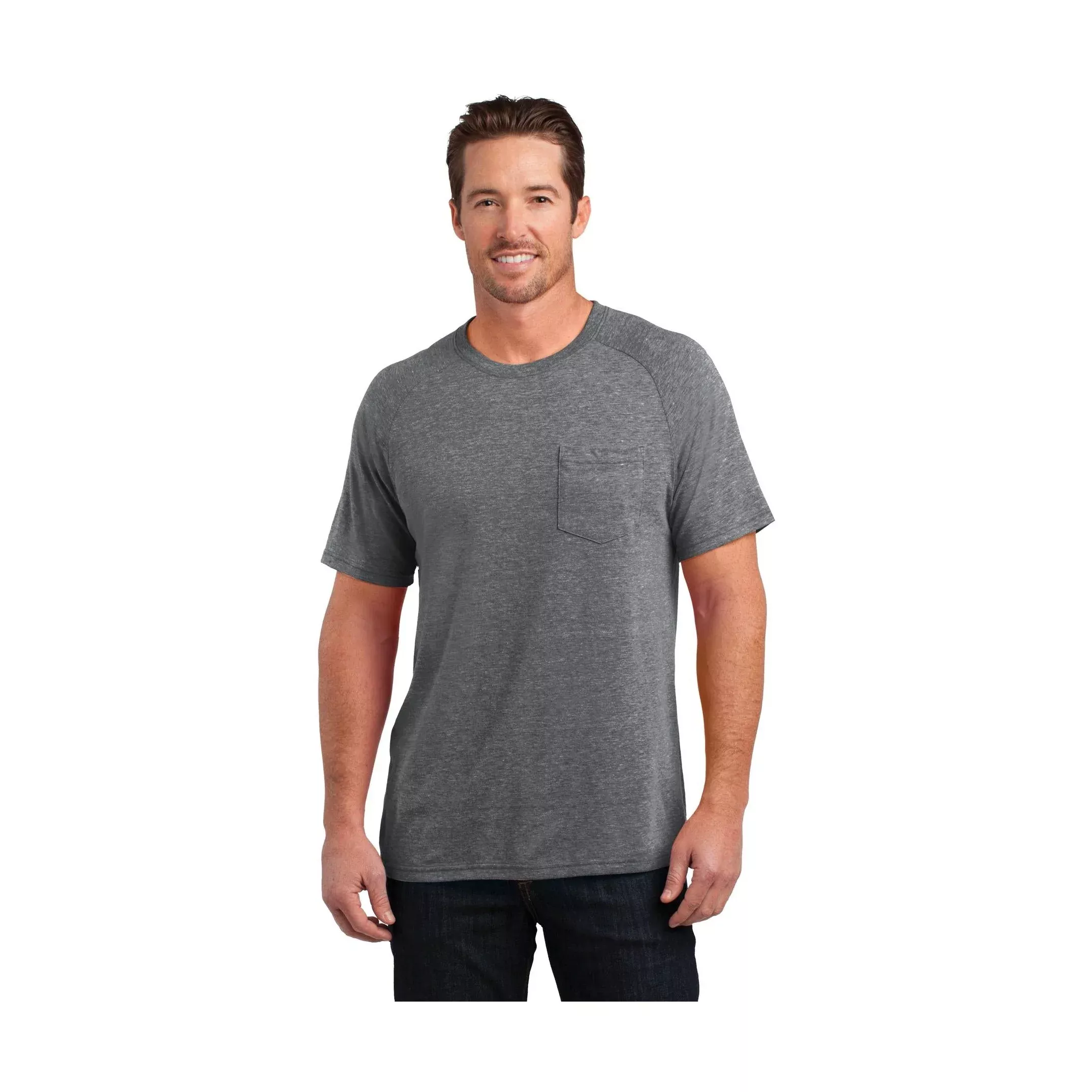 DistrictMade Men’s Tri-Blend Pocket Tee