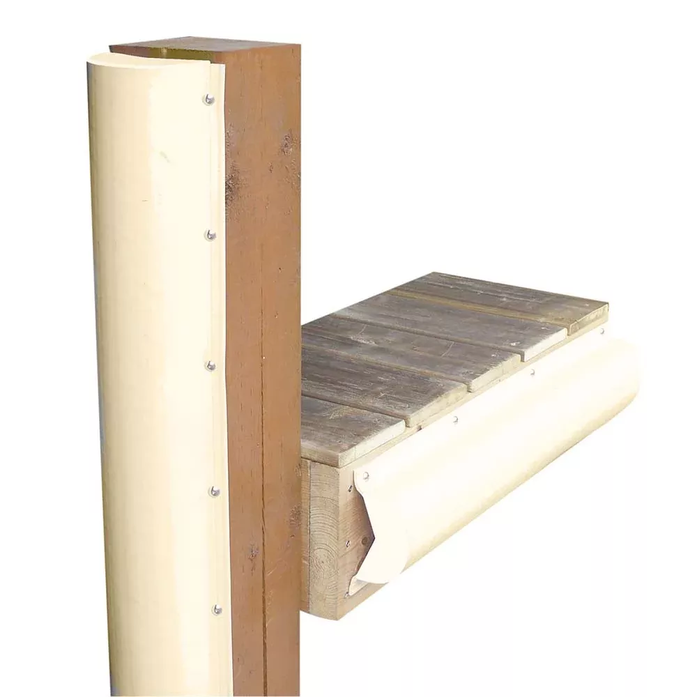 Dock Edge Piling Bumper – One End Capped – 6 – Beige