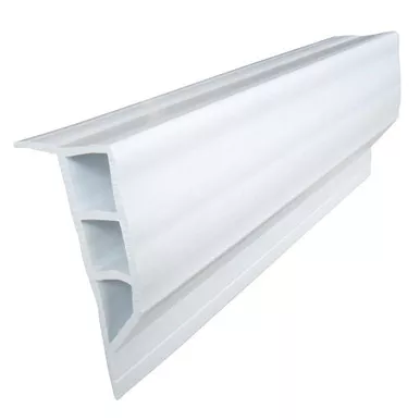 Dock Edge White 16-Foot PVC Full Face Profile