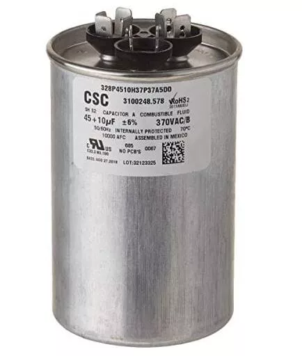 Dometic A/C Run Start Fan Capacitor 45/10 MFD• 3311563.000