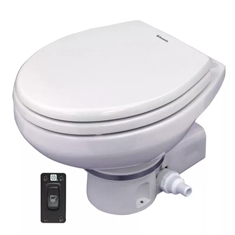 Dometic MasterFlush 7260 Macerator Toilet – 12V – White