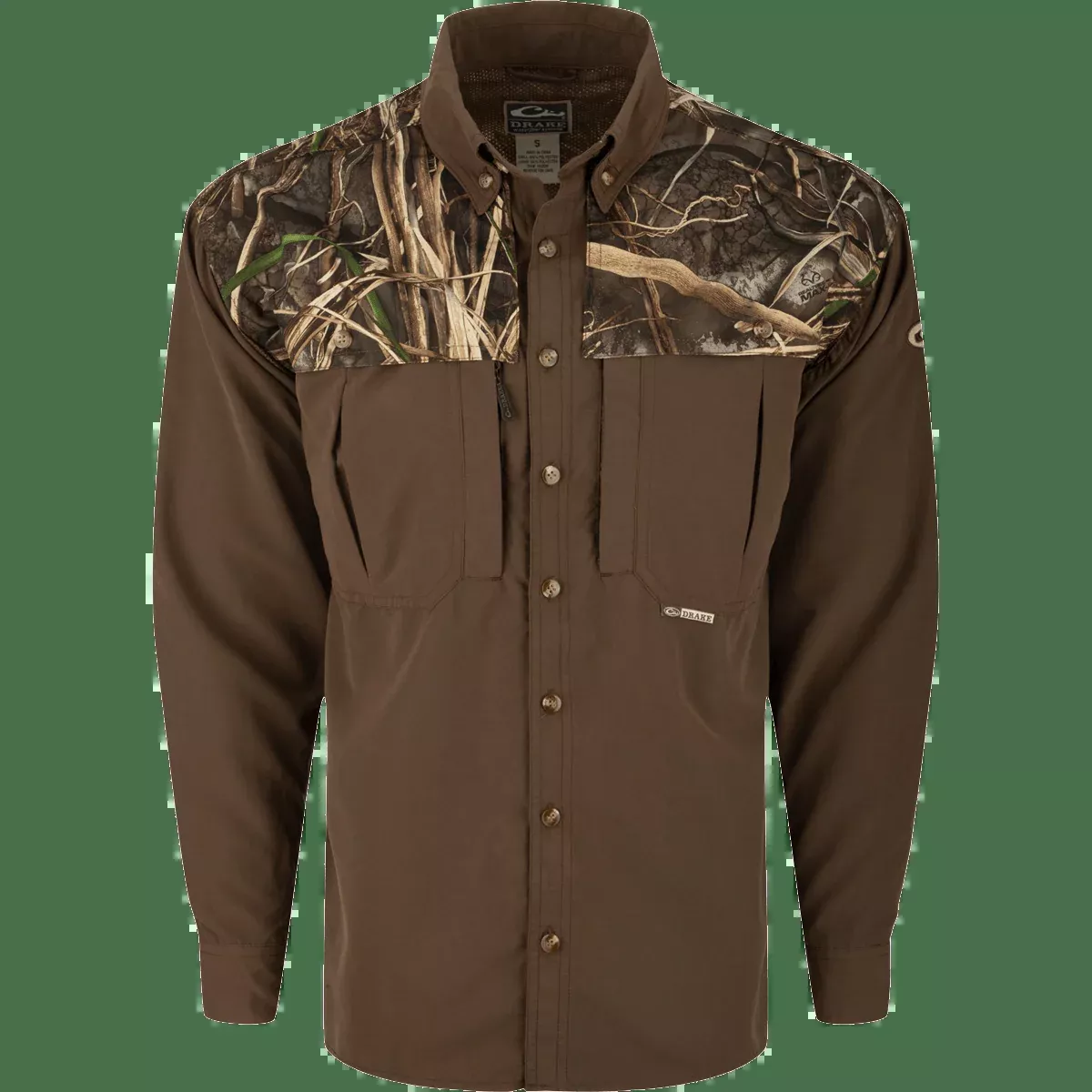 Drake Vented Wingshooter's Shirt Long Sleeve