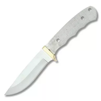 Drop Point Hunter Knife Blade Blank 4.75 inch Stainless Full Tang