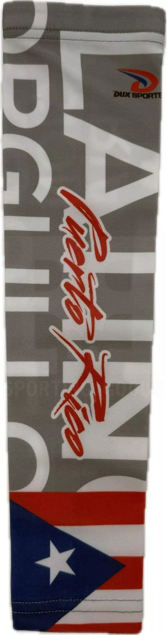 Dux Sports Latino Puerto Rico Flag Gray