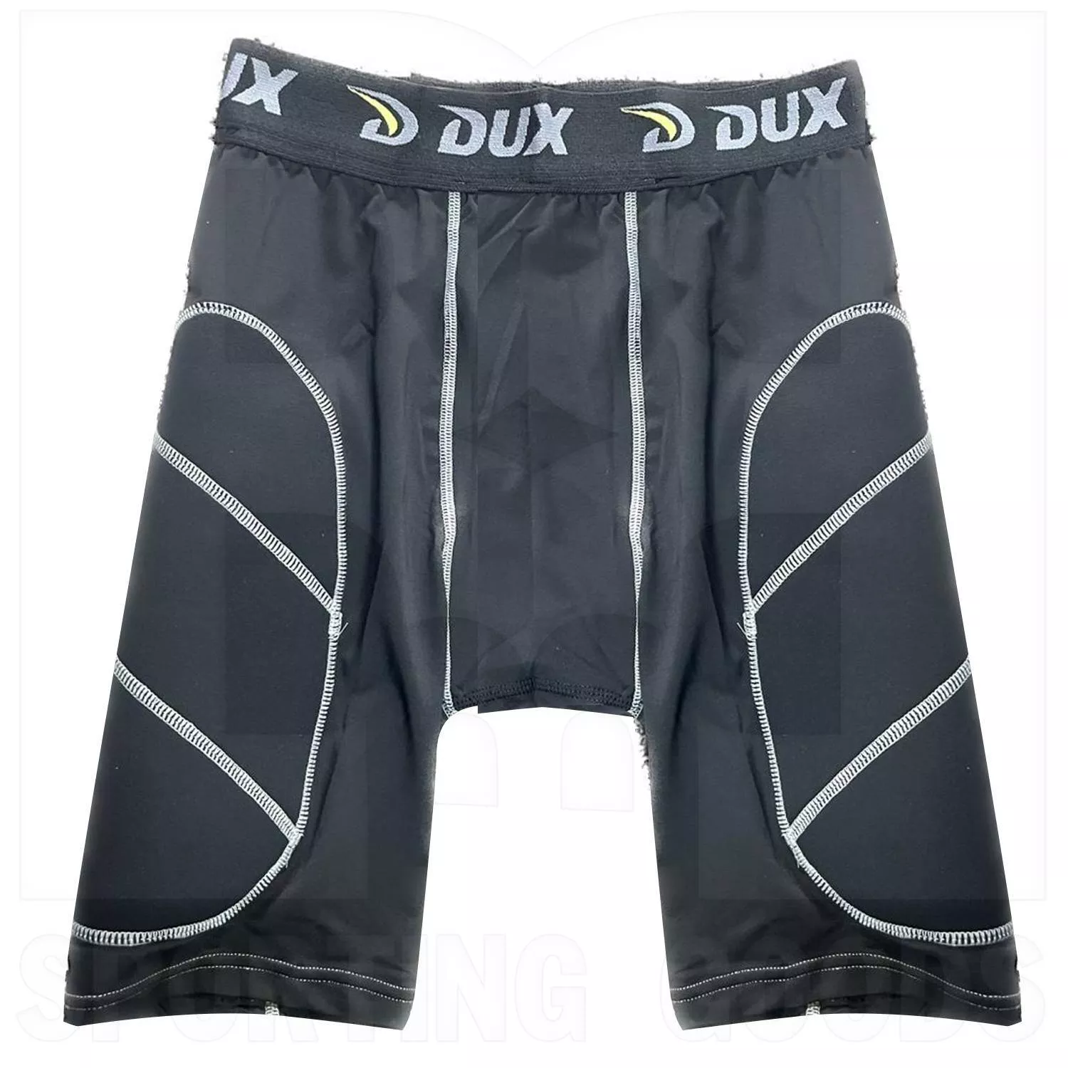 Dux Sports Sliders Vertex Compression Short with Padding Black
