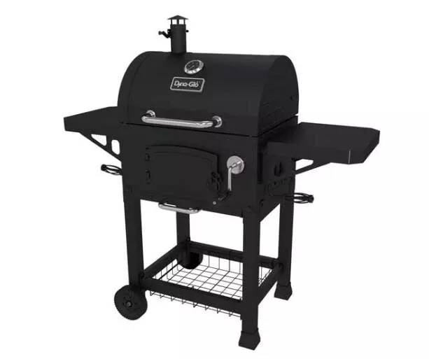 Dyna-Glo Compact Heavy Duty Charcoal Grill – Black• DGN405DNC-D