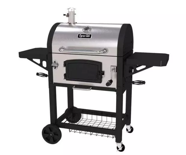 Dyna-Glo Large Premium Charcoal Grill – Stainless Steel• DGN486SNC-D