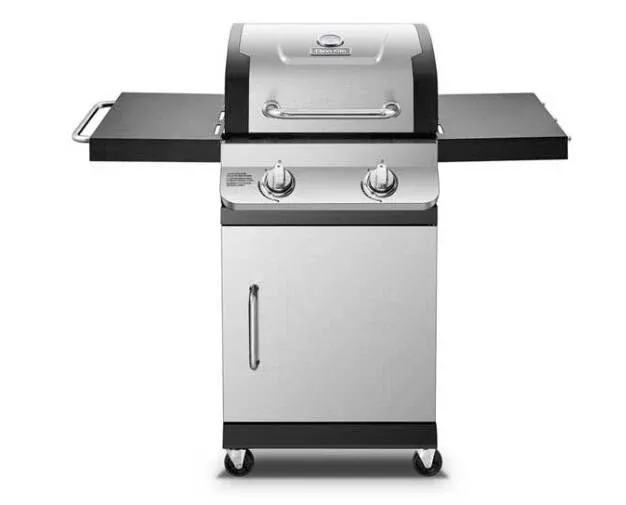 Dyna-Glo Premier 2-Burner Natural Gas Grill - Stainless• DGP321SNN-D