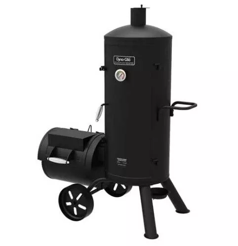 Dyna-Glo Signature Series Heavy Duty Vertical Offset Charcoal Smoker & Grill• DGSS1382VCS-D
