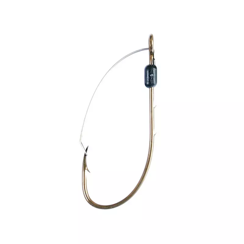 Eagle Claw Weedless Baitholder Hook 2 Slices Bronze