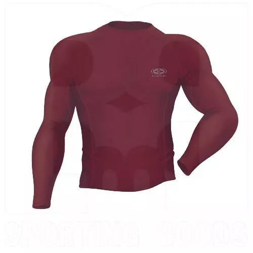 Easton Reflex Compression Long Sleeve Shirt Maroon