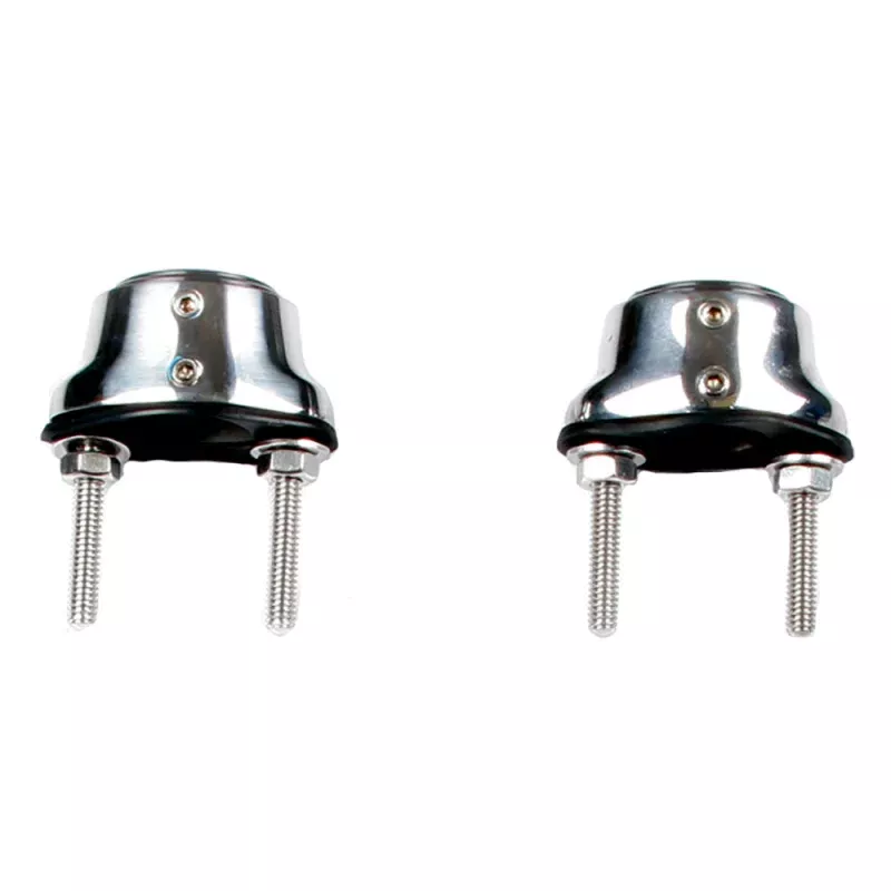 Edson Stainless Steel Pedestal Guard Mounting Feet – Pair