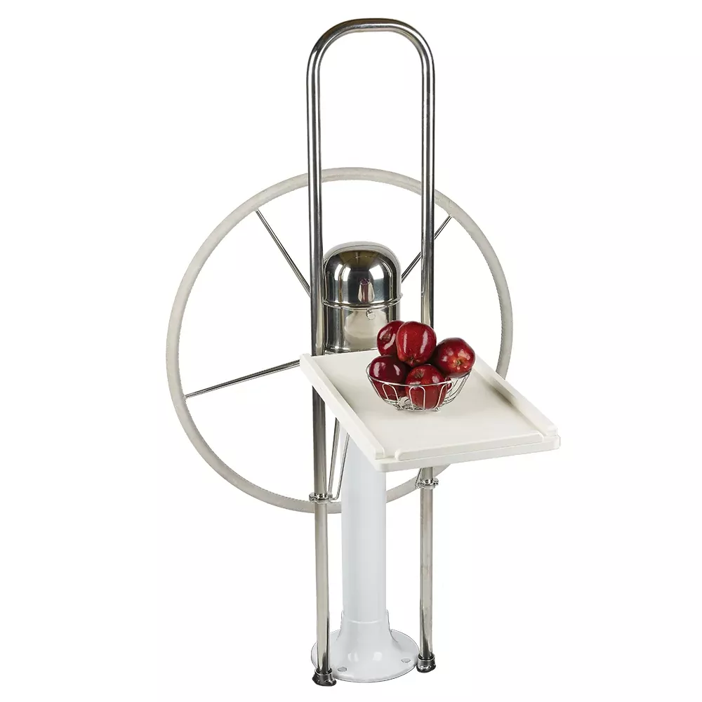 Edson White Poly Fold Down Luncheon Table – Edson 9-1/2″ Guard 1″ to 1-1/8″ | 761WH-95